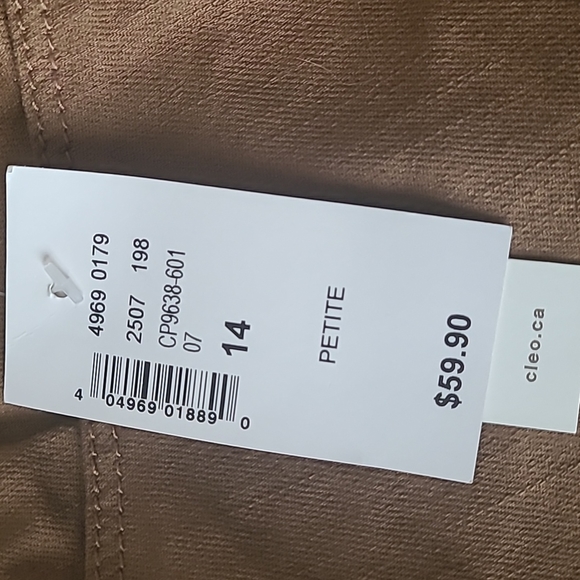 cleo, Size 14, Curvy fit, Slim jeans in Brown - Picture 5 of 5
